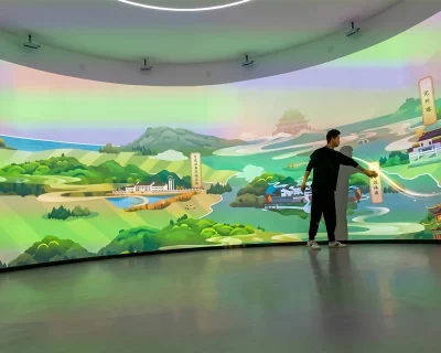 Arc Curtain Interaction